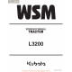 Kutota L3200 Wsm Manual