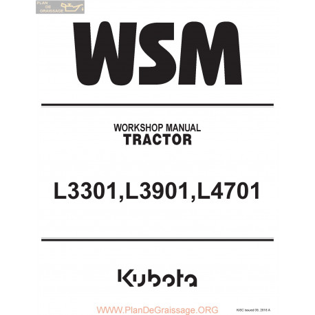 Kutota L3301 L3901 L4701 Manual