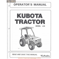 Kutota L35 Owners Manual