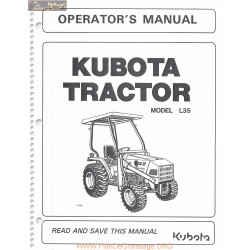Kutota L35 Owners Manual
