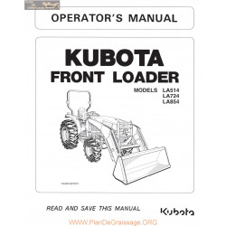 Kutota La514 La724 La854 Laseries Manual