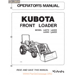 Kutota Loader Ops La272 La402 Manual