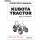 Kutota M4700 Ops Manual