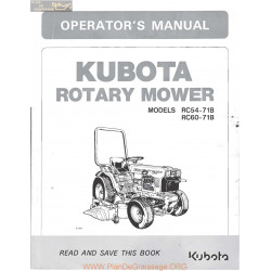 Kutota Rc60 71b Rc54 71b Manual