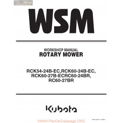 Kutota Rck54 24b Ec Rck60 24b Ec Rck60 27b Ec Rc60 24br Rc60 27br Wsm Manual