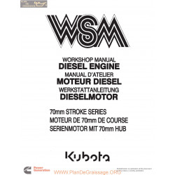 Kutota Wsm Engine 70 Mm Stroke Manual
