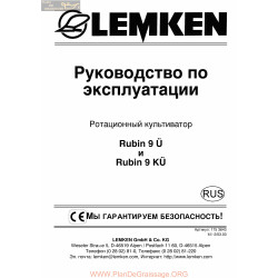 Lemken Rubin 9 9k Rus Manual De Service 175 3643