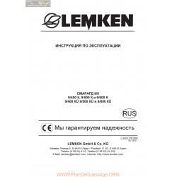 Lemken Smaragd 9k Rus Manual De Service 175 1333