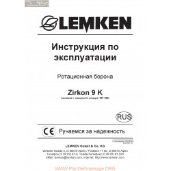 Lemken Zirkon 9k Rus Manual De Service 175 3513