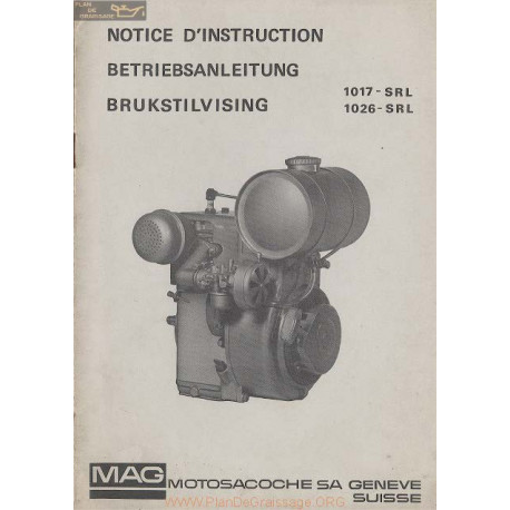 Mag 1026 1017 Srl Notice Instruction