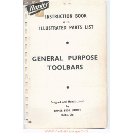 Napier As A Et As C General Purpose Toolbars Parts List