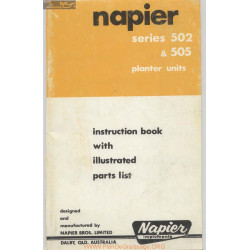 Napier Series 502 And 505 Planter Units Instruction Book December 1975