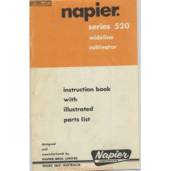 Napier Series 520 Wideline Cultivator Instruction Book