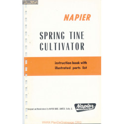Napier Spring Tine Cultivator Parts List