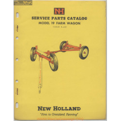 New Holland Nh 19 Farm Wagon Service Parts Catolg 1962