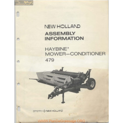 New Holland Nh 479 Haybine Mower Assembly Information A479 1 11m 773w
