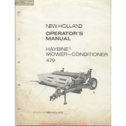 New Holland Nh 479 Haybine Mower Conditioner 0479 1 12m 773w