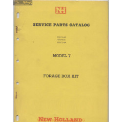 New Holland Nh 7 Forage Box Kit April Service Parts Catalog 1965