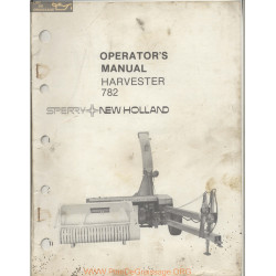 New Holland Nh 782 Harvester Operator Manual