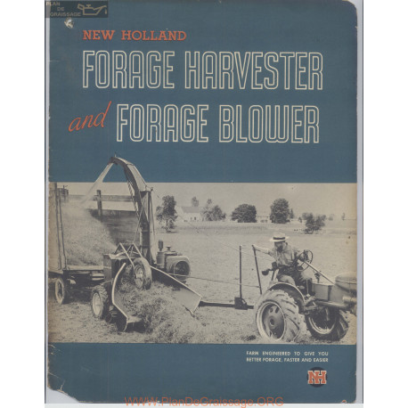 New Holland Nh Forage Harvester And Forage Blower