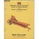 New Holland Nh S 23 24 Forage Blower Service Parts Catalog 1961