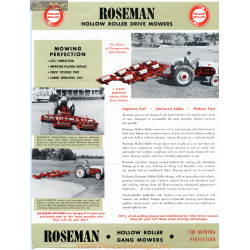 Roseman Hr59 Hollow Roller Drive Mowers Form