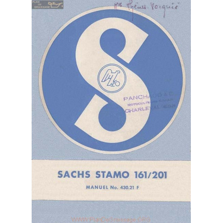 Sachs 161 201 Stamo Manuel 430 21f