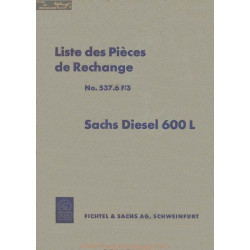 Sachs 600l Diesel Liste Pieces Rechange