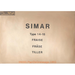 Simar 14 15 Fraise Manuel