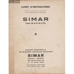 Simar 20 21 3cv Entretien Machine