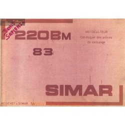 Simar 220 Bm 83 Motoculteur Catalogue Pieces Rechange