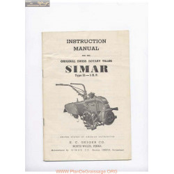 Simar 35 5hp Operating Handbook