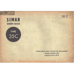 Simar 35c Catalogue Pieces Rechange
