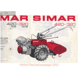 Simar 420 320 Motoculteur Fiche Technique