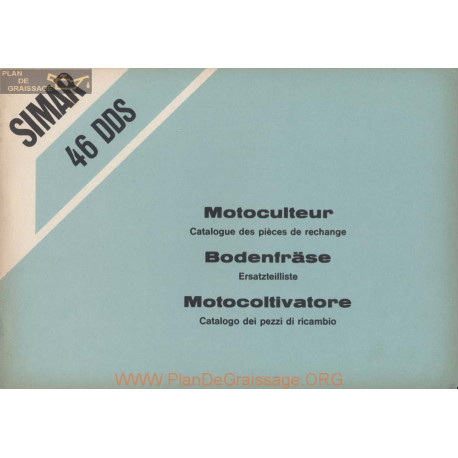 Simar 46 Dds Motoculteur Pieces Rechange