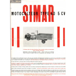 Simar 50 Motoculteur 5cv 4 Vitesse Fiche Technique