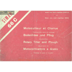Simar 66c Motoculteur Charrue Pieces Rechange Scintilla Bosch