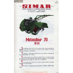 Simar 70 10cv Motoculteur Fiche Technique