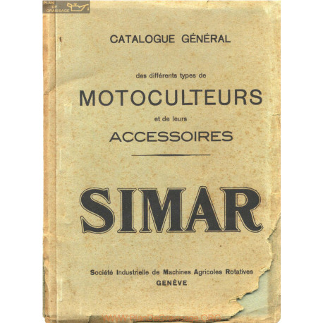 Simar C2 Junior Motoculteur Accessoires