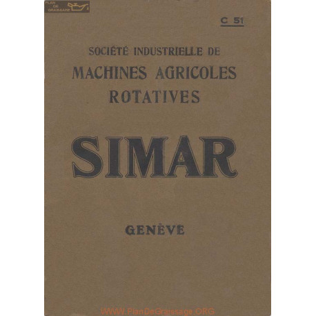 Simar C51 Rotatives Schema De Montague