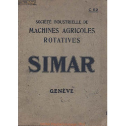 Simar C52 Rotatives Manuel