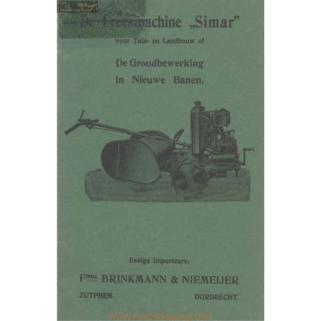 Simar De Freesmachine 7k Manual 1920