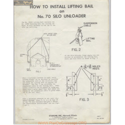 Starline Model 70 Silo Unloader Install Lift Bail