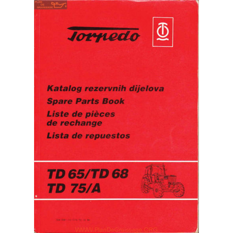 Torpedo Td 65 68 75 75a Katalog Delova Liste Pieces