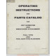 White Operating Instructions And Parts Catalog For Dry Herbicide And Insectici