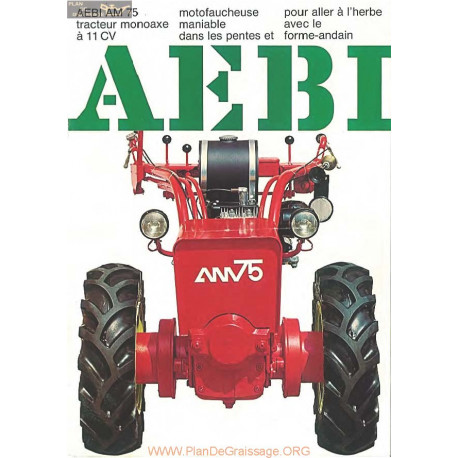 Aebi Am75 Brochure Fiche Information