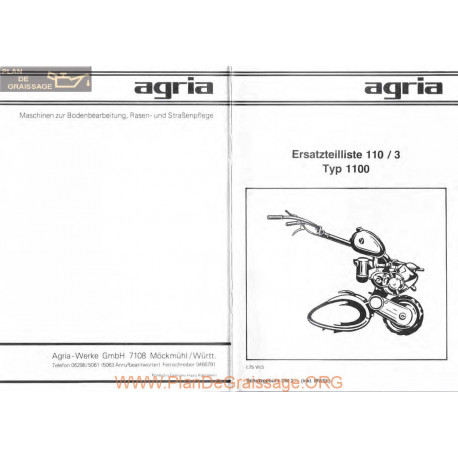 Agria 1100 Eclates Fiche Information