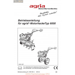 Agria 6000 Motorhacke