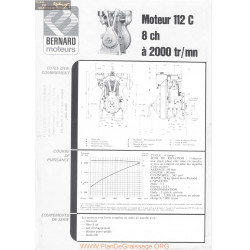 Bernard 112c 8ch Fiches Techniques Moteurs