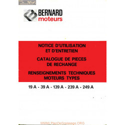 Bernard 19a 39a 139a 239a 249a Renseignement Technique